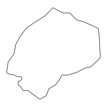 Dumbea commune map, administrative division of New Caledonia. Vector illustration.