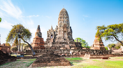 Wat Ratchaburana is an ancient temple over six hundred years old, built during the Ayutthaya period. Located in Ayutthaya Province, Thailand.