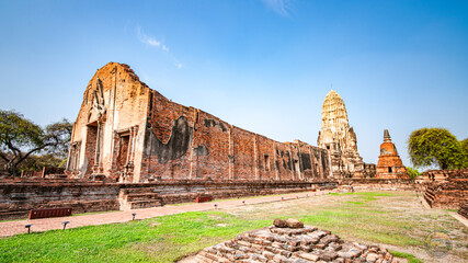 An ancient temple from the Ayutthaya period in Wat Ratchaburana, an ancient temple over six hundred...