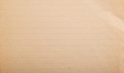 Old Notebook Paper Texture. Old striped paper.