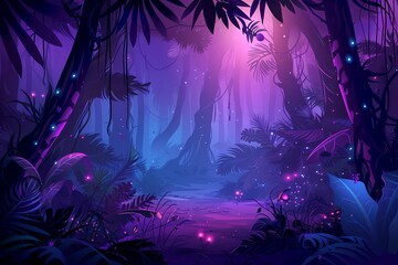 fairy painting jungle background