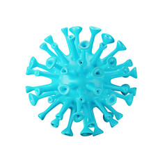 3D illustration of Coronavirus. virus