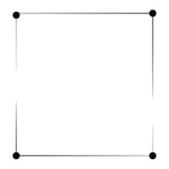 Set of frame border line page vector vintage simple vertical isolated with white background.