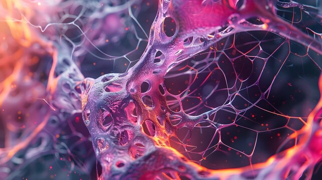 Intricate Chemical Bonds Sustaining Life A Minimalist Laboratory Perspective in D Art