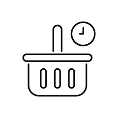 delivery on time vector icon