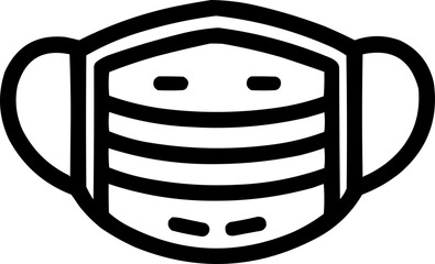 Obraz premium Mask icon pictogram