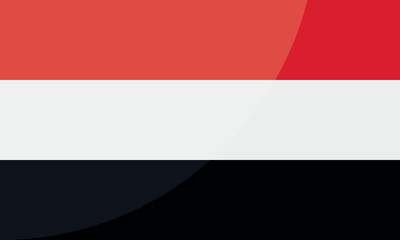 Yemen Leone National Flag for background, backdrop. Vector illustration