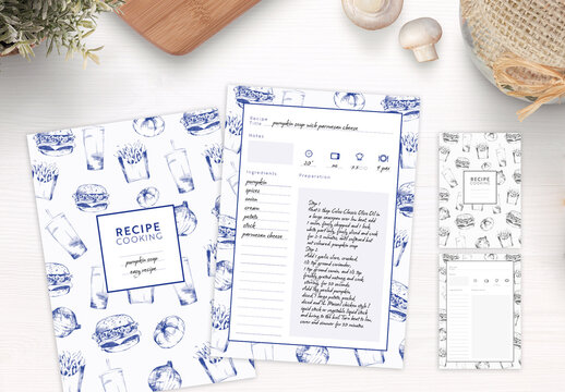 Illustration Style Print Recipe