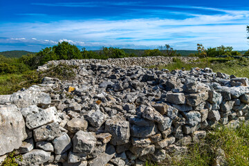 Monkodonja settlement from the Bronze Age, archaeological site of Rovinj