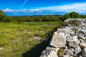 Monkodonja settlement from the Bronze Age, archaeological site of Rovinj