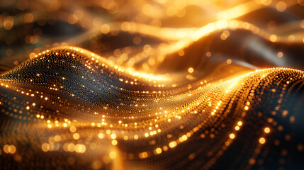 Digital abstract background for technology, technological operations, neural networks, AI, data transmission and encryption, digital data, audio and visual representations, technological scientific 