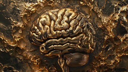 brain made of gold