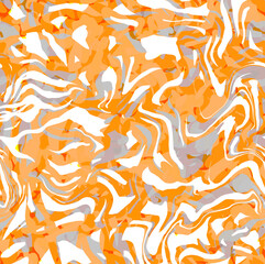 Abstract multicolor layered marble texture Liquid swirl pattern White background Light soft pastel autumn natural colors
