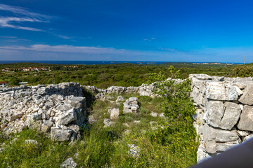 Monkodonja settlement from the Bronze Age, archaeological site of Rovinj