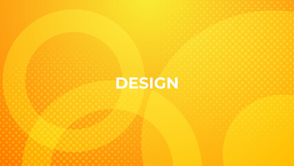 yellow circle background with halftone. great for banner, poster, presentation, website, etc.