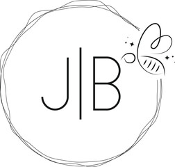 JB letter luxury logo design for your brand