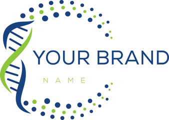 DNA or RNA Logo vector