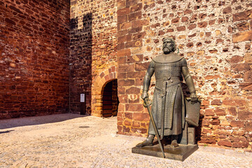 Entrance to Castle of Silves (Castelo de Silves) in the Portuguese Algarve