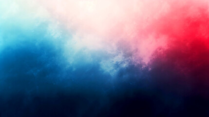 Abstract red, white and blue smoke cloud texture
