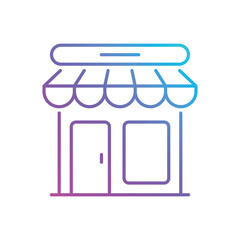 Shop vector icon