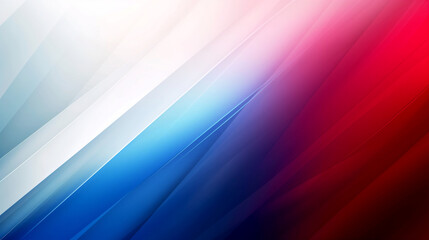 Abstract material blue and red gradient background banner with lines