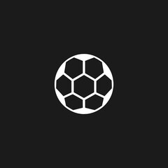 Obraz premium classic soccer ball professional logo vector illustration template design
