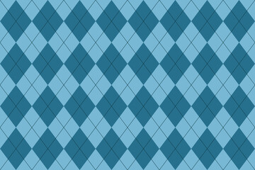 Argyle pattern. Seamless geometric background for fabric, textile, clothing, wrapping paper. Backdrop for party invite card