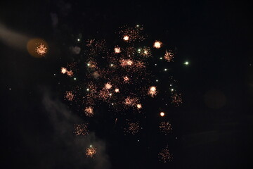 Fuochi a colore per Matrimonio a Benevento .