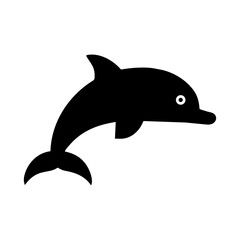 Fototapeta premium dolphin vector icon