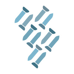 nails icon on a white background, vector illustration