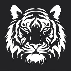 Fototapeta premium tiger in animal logo