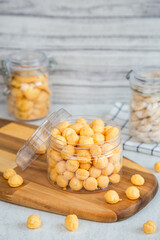 Cookies Cheese in A Plastic Jar