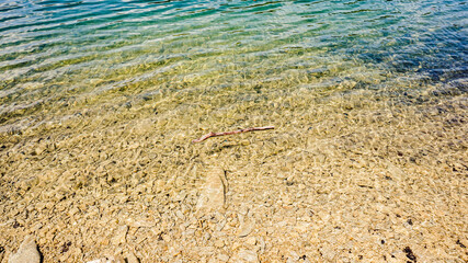 Lake in the middle of a forest in northern Spain