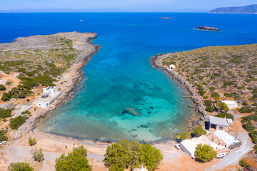 Fototapeta premium Amazing Limnionas beach in Kythera island, Greece.