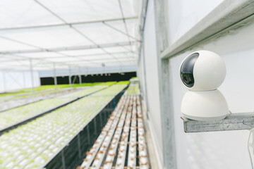 closeup digital camera agriculture farm indoor CCTV monitor and web cam industry security ,smart...