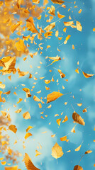 Autumn autumn leaves background