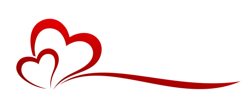 The symbol of a red stylized heart.
