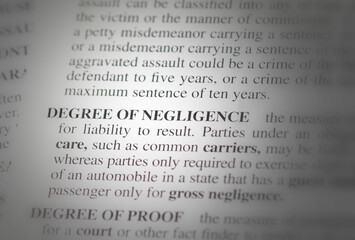 Fototapeta premium negligence