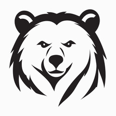 The bear stared angrily