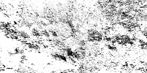 Dirt messy splash overlay and Black and white Dust overlay distress grungy effect paint. Black and white grunge seamless texture. Dust and scratches grain texture on white and black background.
