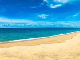 Tropical sea beach landscape background,Summer sea beach background