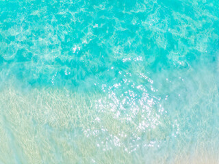 Beautiful sea surface summer landscape background in Phuket island Thailand