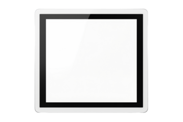 Illuminated Tablet of Secrets on a White or Clear Surface PNG Transparent Background.