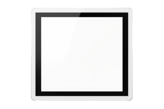 Illuminated Tablet of Secrets on a White or Clear Surface PNG Transparent Background.