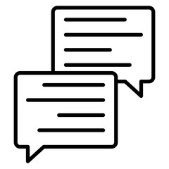 Fototapeta premium Chatting Icon