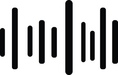 black and white  Musical notes stave line pattern symbols icon for staff and music note theme Transparent background wave Piano, jazz sound notes Music notes hand drawn black signs vector set. Isolate