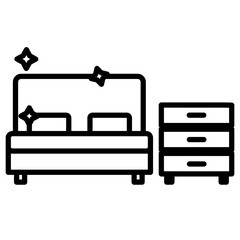 Cleaning Living Room Icon