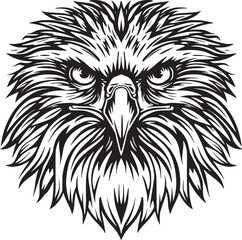 Eagle Logo Vector Design, Mascot Vector Illustration
