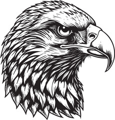 Eagle Logo Vector Design, Mascot Vector Illustration