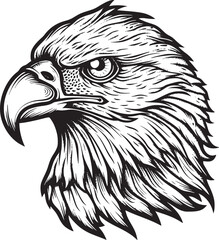 Eagle Logo Vector Design, Mascot Vector Illustration